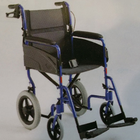 Fauteuil roulant avec support pied zoom